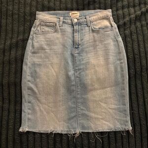 L'agence Denim Skirt